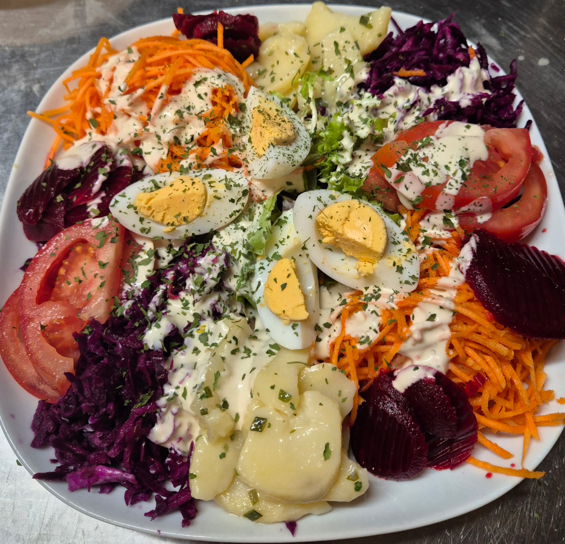 Piatto di Verdure Crude