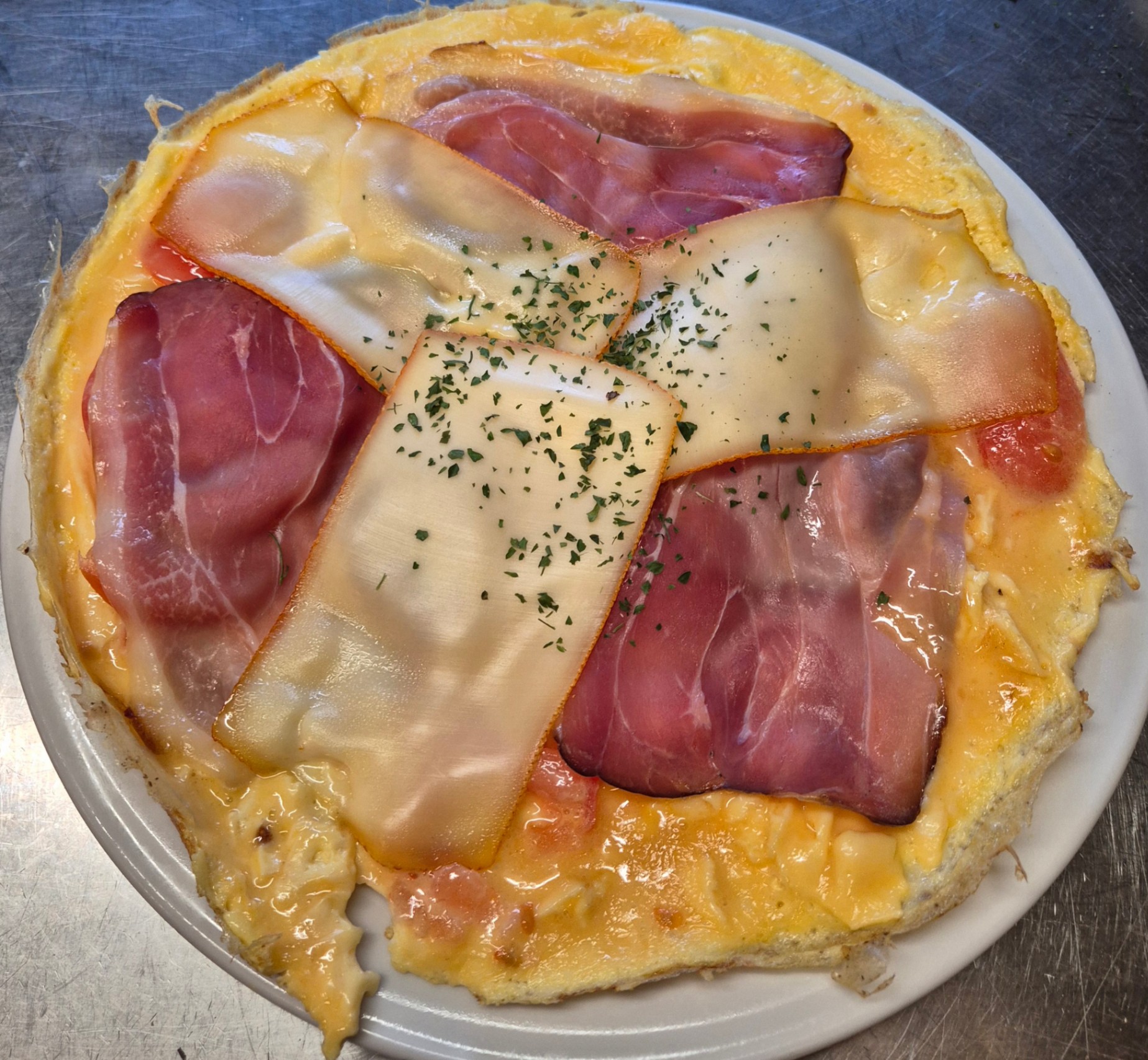 Frittata Prosciutto, Formaggio d'Orval