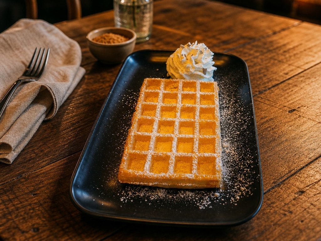 Wafel met suiker