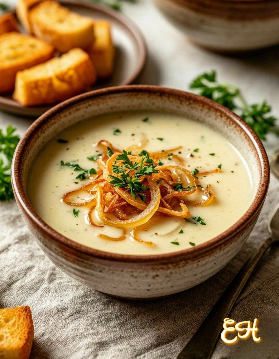 Soupe à l'oignon gratinée