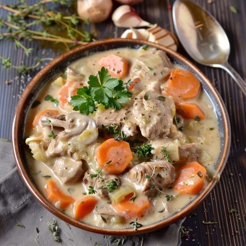 Blanquette de veau à l'ancienne