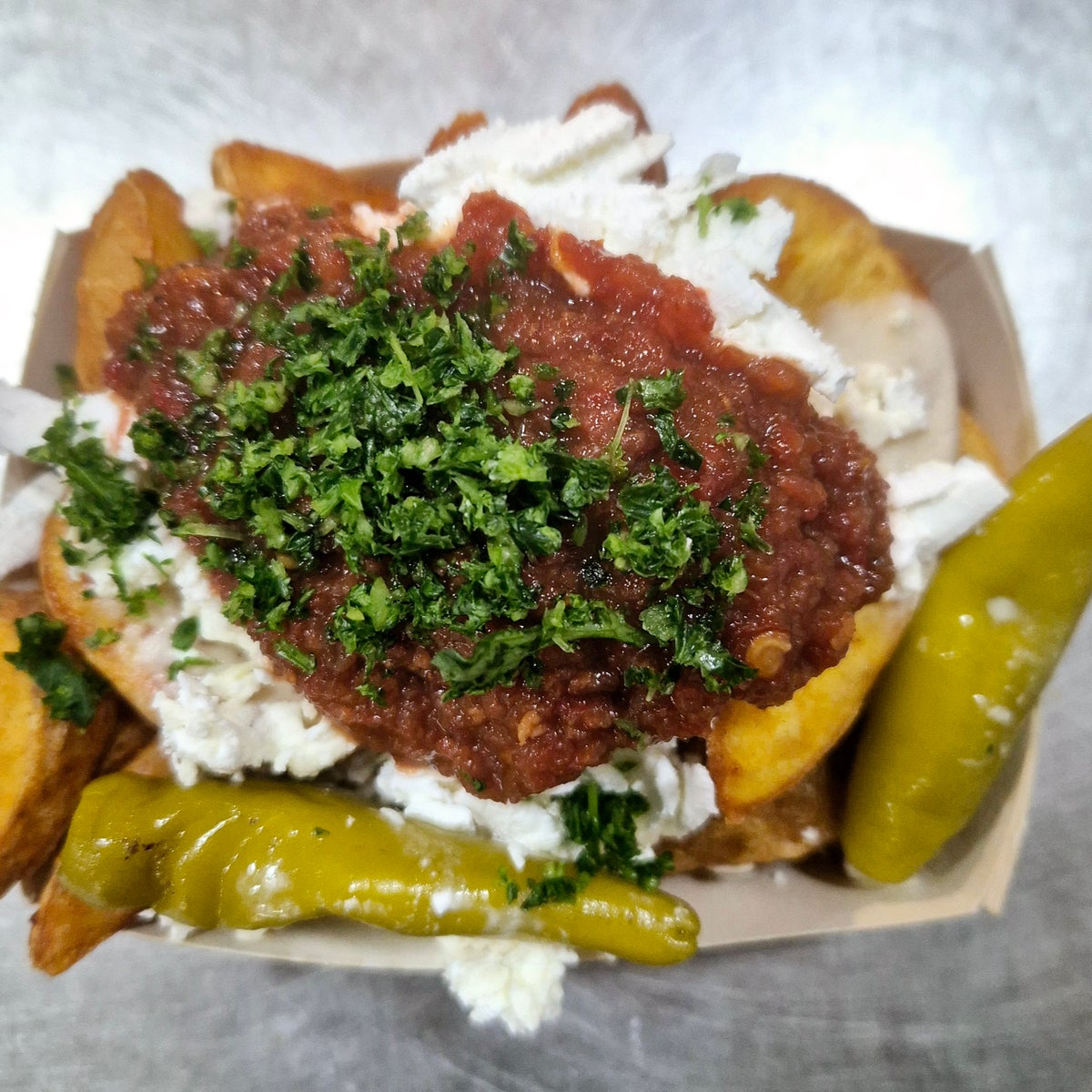 Spicy cheezy potatoes