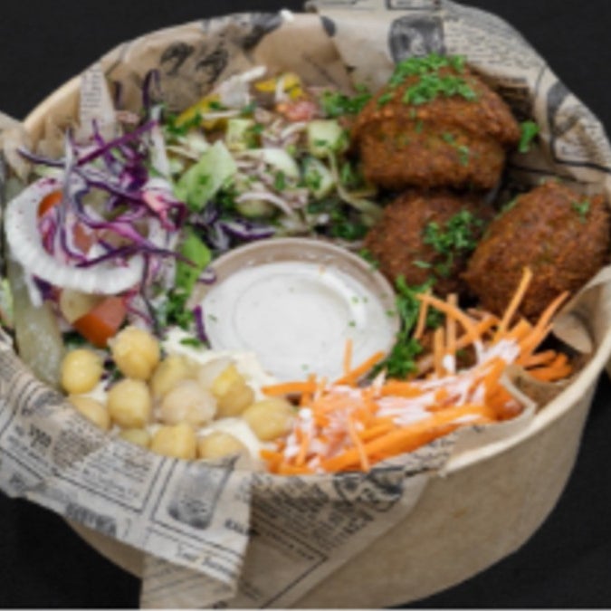 Bowl calamars frits